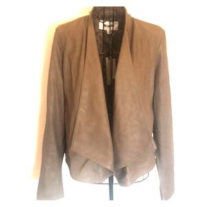 BB Dakota Brown Faux Leather Jacket